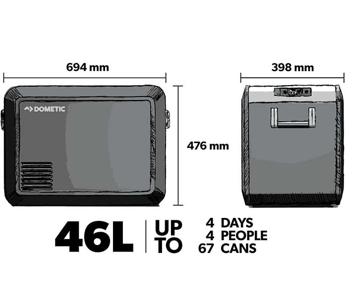 Nevera Compresor Dometic - CFX3 45 L 8