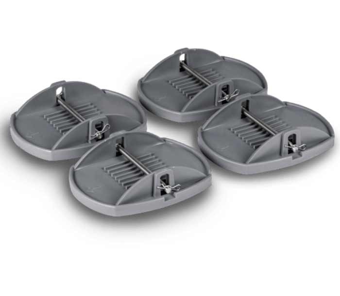 Set Bases patas Estabilizadoras Grey Plus